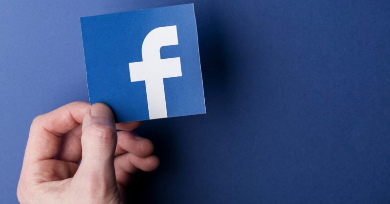 Ícono de la red social Facebook.