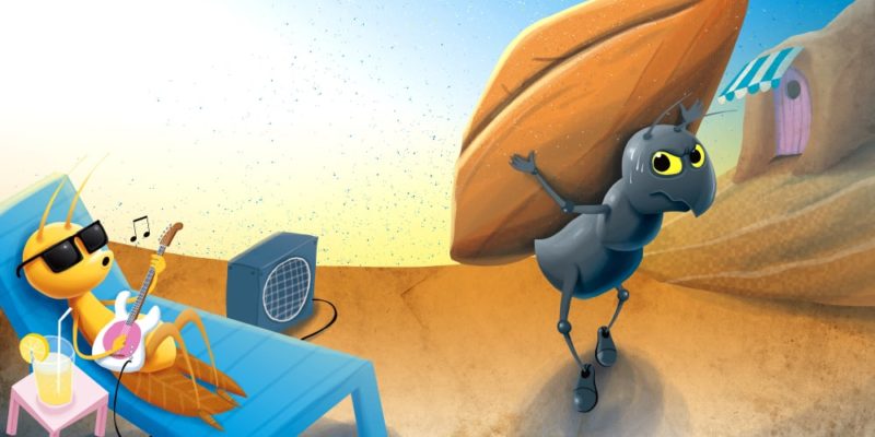 conocimiento vulgar hormiga cigarra fabula