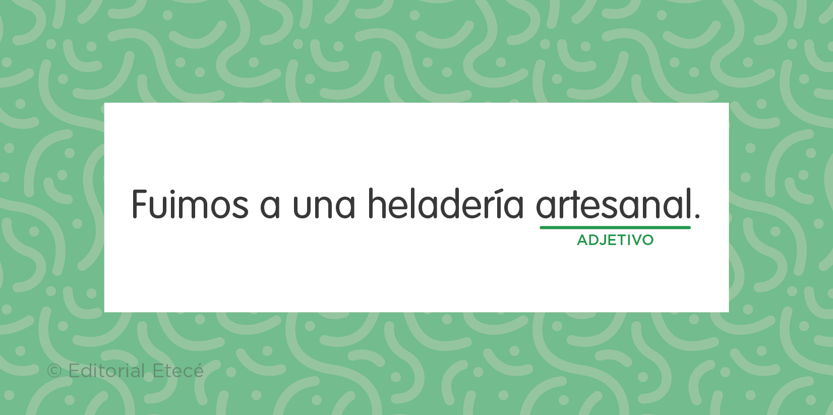 Oración con adjetivos