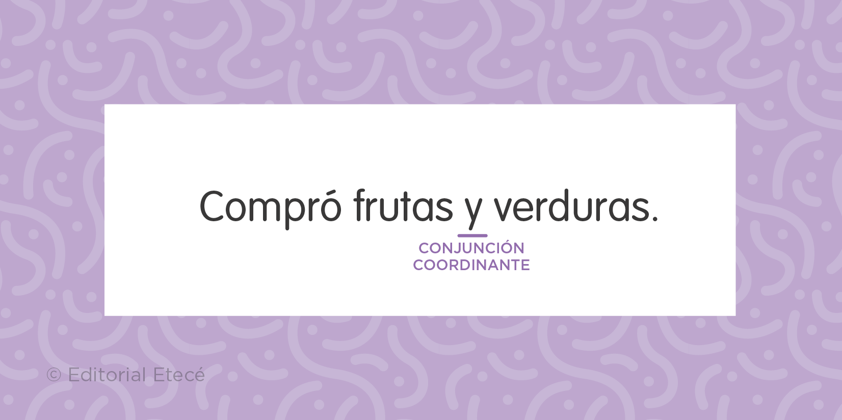 Oración con conjunción coordinante